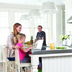 Fairfield, Connecticut family home featured in Fairfield Living, interiors by Susanne Morgan